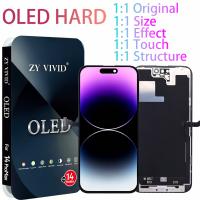 iPhone 14 Pro Max Touch+Lcd+Frame Black ZY Oled Hard 1:1 Vs Ori COF