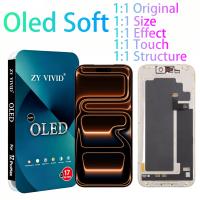iPhone 17 Pro Max Touch+Lcd+Frame Black ZY Oled Soft 1:1 Vs Ori COF