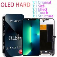 iPhone 13 Touch+Lcd+Frame Black ZY Oled Hard 1:1 Vs Ori COF