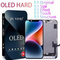 iPhone 14 Touch+Lcd+Frame Black ZY Oled Hard 1:1 Vs Ori COF