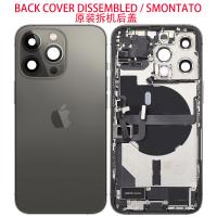iPhone 13 Pro Back Cover + Wireless Charge + Full Flex Flashlight Black Disassembled Grade A Original