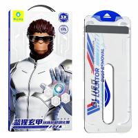 Blueo DROP-RESISTANT TEMPERED GLASS WITH APPLICATOR BL108 iPhone 16 Pro / 17 / 17 Pro Black In Blister