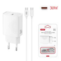 XO 220V 30W USB-C + Cable Type-C - Type-C - L162 in Blister