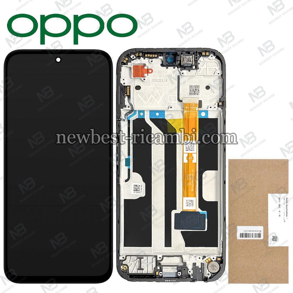 Oppo A6K 5G (CPH2891) Touch + Lcd + Frame Black Service Pack