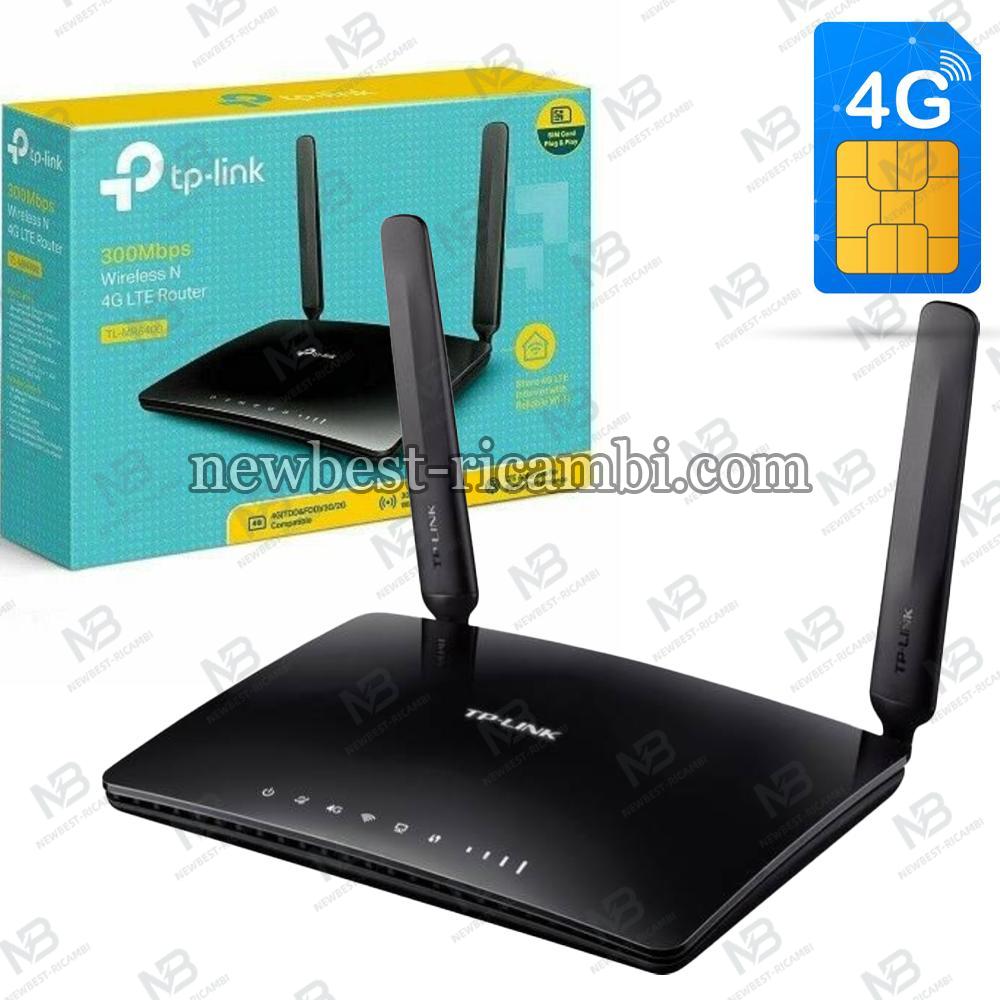TP-LINK Router 4G HOTSPOT LTE Wi-Fi N300 alternativa ADSL SIM CARD SLOT TL-MR6400