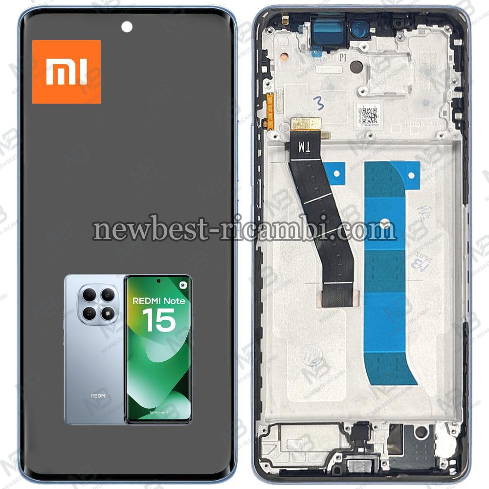 Redmi Note 15 5G (25096RA9BG / 25098RA98G) Touch + Lcd + Frame Blue Service Pack