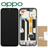 Oppo A6K 5G (CPH2891) Touch + Lcd + Frame Black Service Pack
