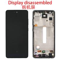 Samsung Galaxy A525 / A526 / A528 Touch+Lcd+Frame Black Used Grade C