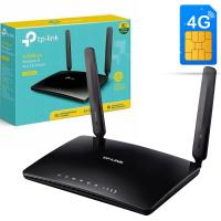 TP-LINK Router 4G HOTSPOT LTE Wi-Fi N300 alternativa ADSL SIM CARD SLOT TL-MR6400